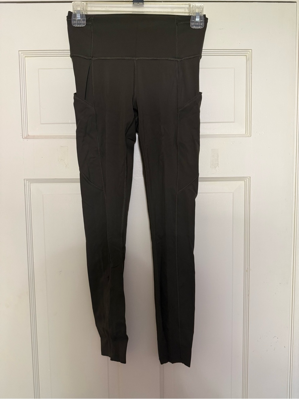 Lululemon Fast & Free 7/8 Tight II *Non-Reflective Nulux 25” Olive Leggings - 4